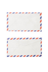 empty envelope isolated on the white background.