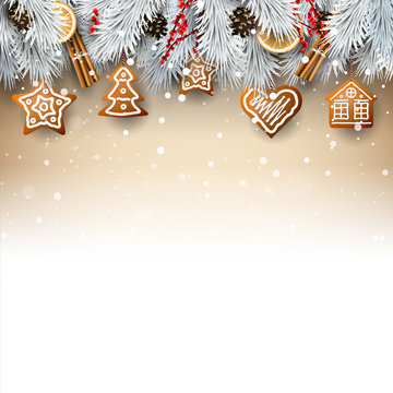 Traditional Christmas background
