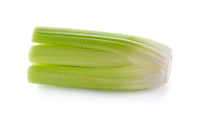 Celery isolated on white background