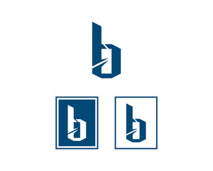 Square Initial Letter TBA Abstract Logo Symbol