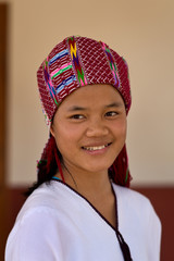Scarfed Karen Woman