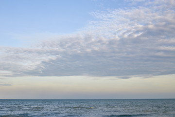 Obraz premium Very calm sea after the sunset