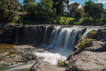 Fototapeta na wymiar Long Exposure of Haruru Falls in Bay of Islands, Northland, New Zealand