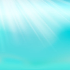 Obraz premium Light blue sky or water blur