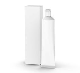 Toothpaste blank mockup