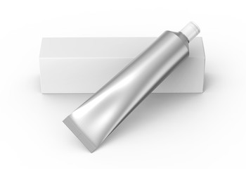 Toothpaste package mockup