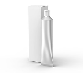 Toothpaste package mockup