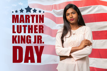 Happy martin luther king day background