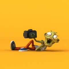 Fun zombie - 3D Illustration