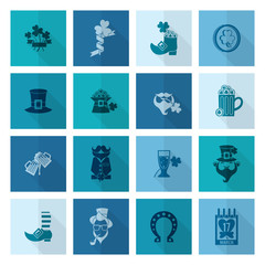 Saint Patricks Day Icon Set