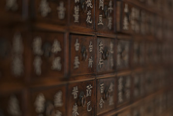 korean traditional medicine furniture.