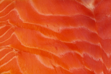 Texture of trout fillets. Macro shooting