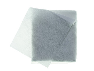 tissue paper on white background.