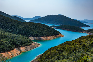 Sai Kung lagoon daylight landscape