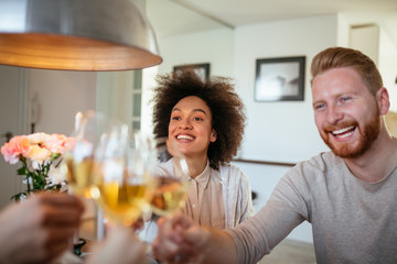 Here's to awesome food and awesome friends !