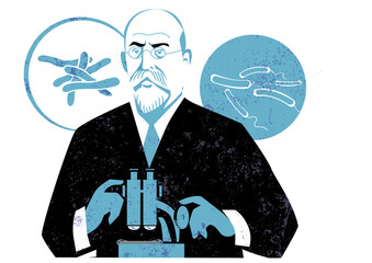 Robert Koch vector illustration
