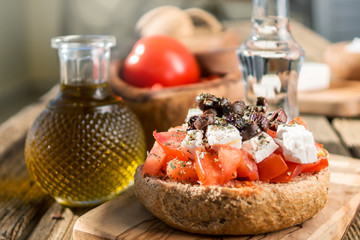 Crete Diet Food - obrazy, fototapety, plakaty