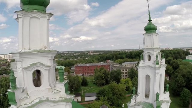 BELARUS, GRODNO - One Summer Day: Cathedral of St. Francis Xavier in Grodno