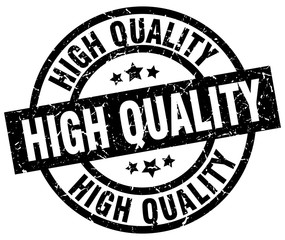 high quality round grunge black stamp