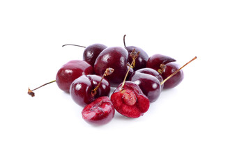 Cherry isolated on white background