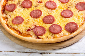 Italian pizza pepperoni