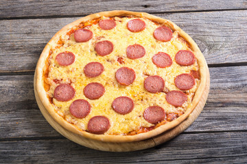 Italian pizza pepperoni