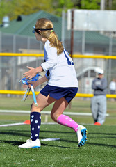 Young Girl Lacrosse Player