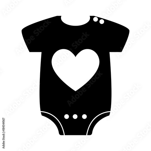 Download "baby clothes icon, silhouette vector " Stock image and ...