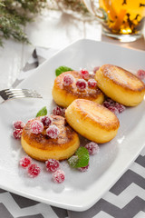 Cottage cheese pancakes