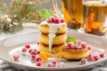 Cottage cheese pancakes
