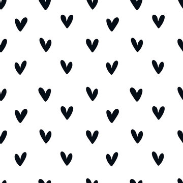 love heart seamless pattern
