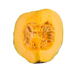 pumpkin isolated on the white background .