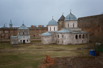 Territory of Ivangorod Fortress, Russia