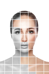 beautiful face woman