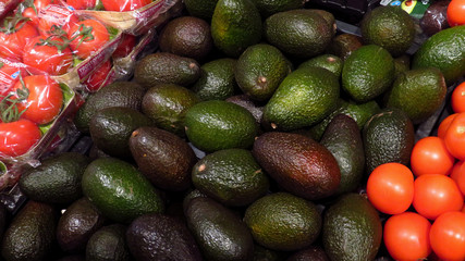 Avocados in Supermarket