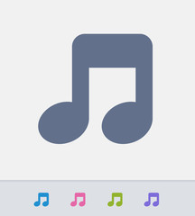 Music Note - Ants Icons. A professional, pixel-aligned icon. 