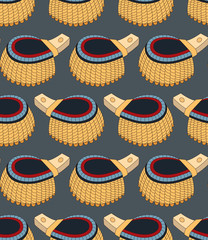 seamless pattern with epaulettes