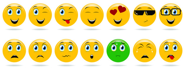 Emoji vector set