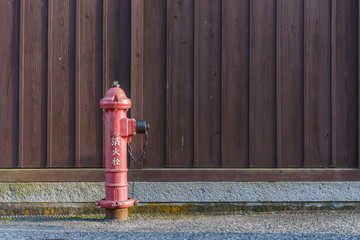 飛騨高山　道端の消火栓