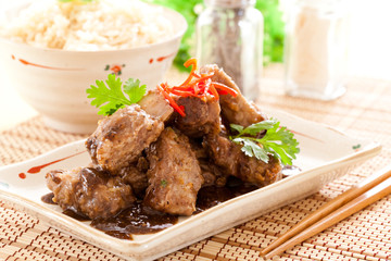  Pork spare ribs