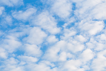 Cloudy blue sky abstract background