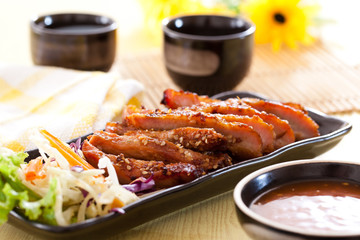 Roasted pork