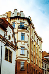 antique building view in Brno, Czech Republic