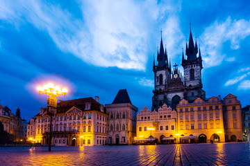 Fototapeta na wymiar Old Town Square in Prague, Czech Republic