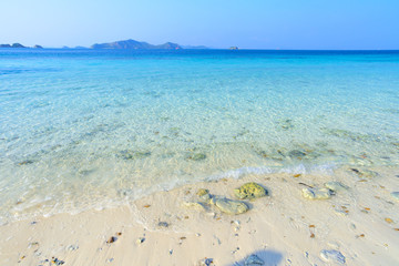 beautiful beach blue sky clear water
