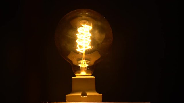 Vintage Edison Light Bulb Brighten