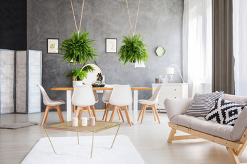 Stylish interior of an apartment