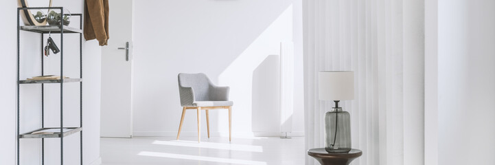 Cozy chic chair in hotel