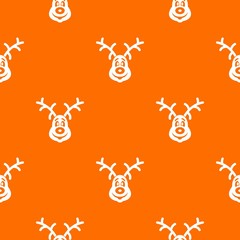 Christmas deer pattern seamless