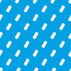 Pencil eraser pattern seamless blue